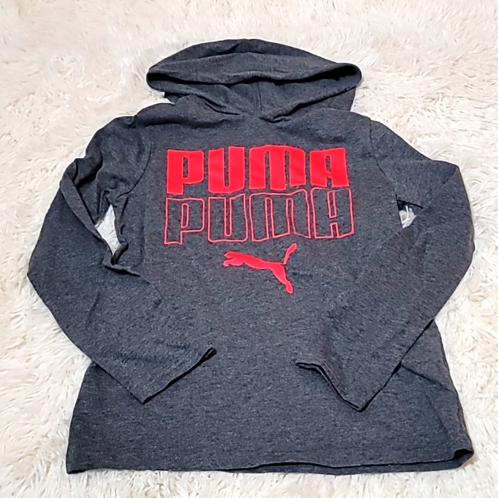 Puma,Boy's, Kid's, long sleeve shirt, Hooded shirt, Size 8